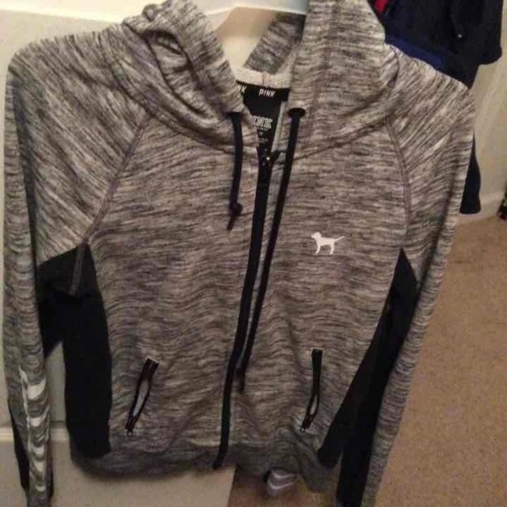 Vs Pink Marble Zip Up